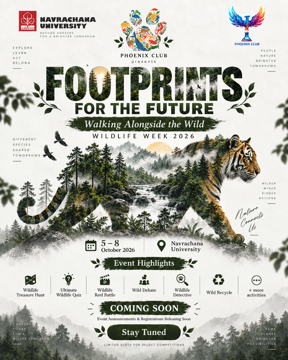 Footprints for the Future - Wildlife Week 2026 Poster