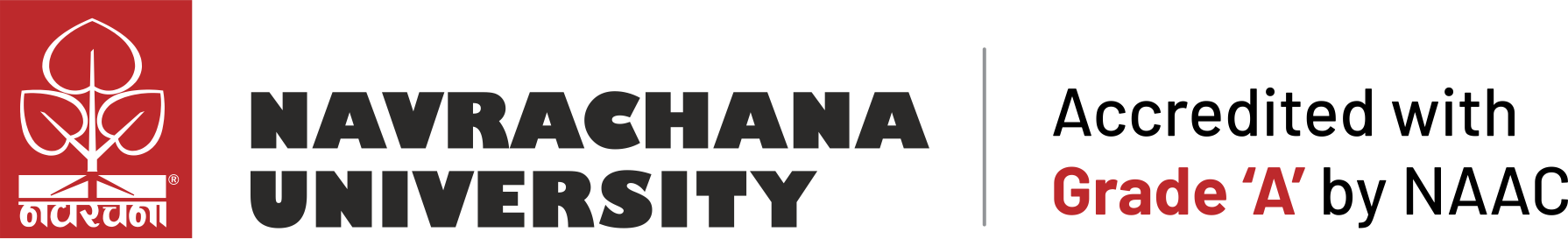 Navrachana University logo